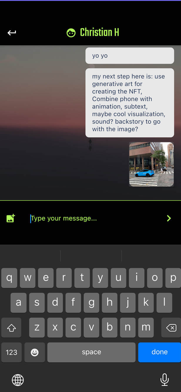 App screen